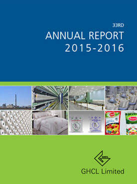 ghcl limited - 33rd annual report 2015-16