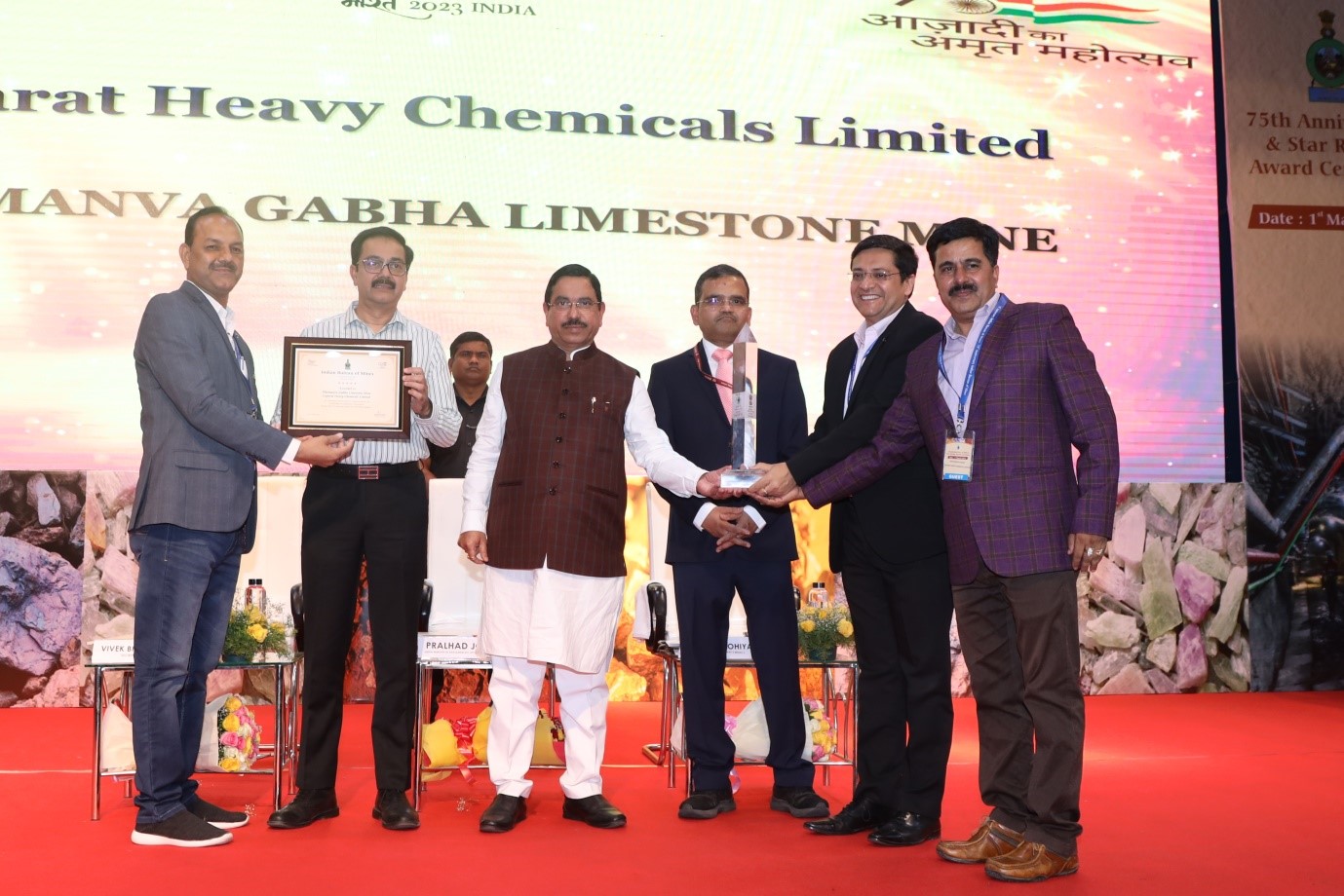 MR. R S Jalan, MD, GHCL Bagged Best CEO Award
